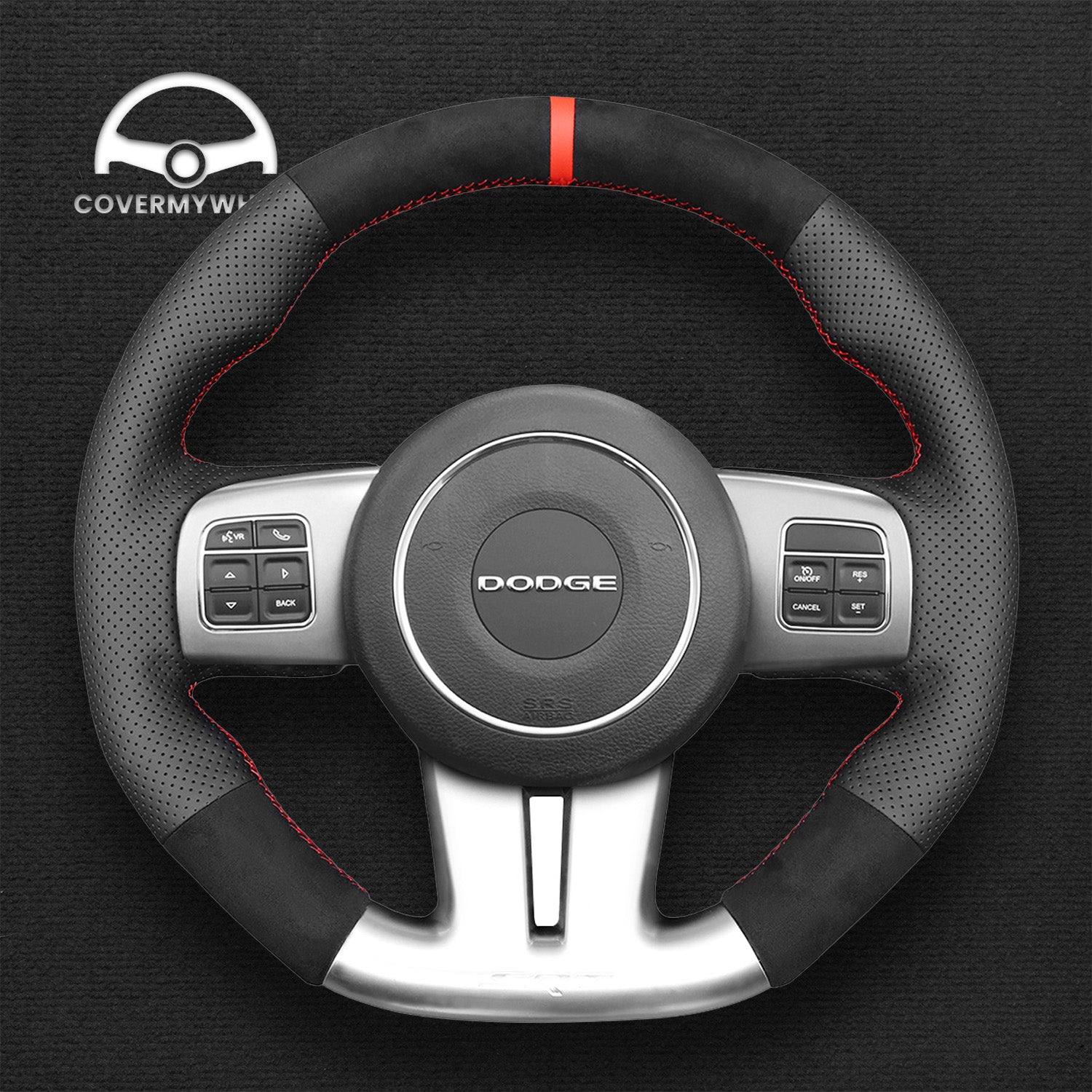 Steering Wheel Cover for Dodge Challenger (SRT) Charger (SRT) 2012-2014