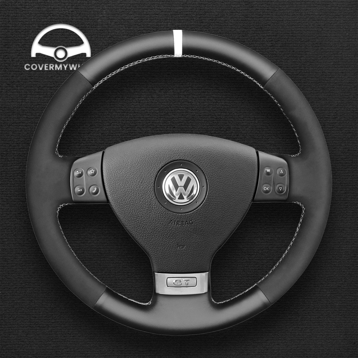 Steering Wheel Cover for Volkswagen Jetta Tiguan Passat EOS Cover My Wheel