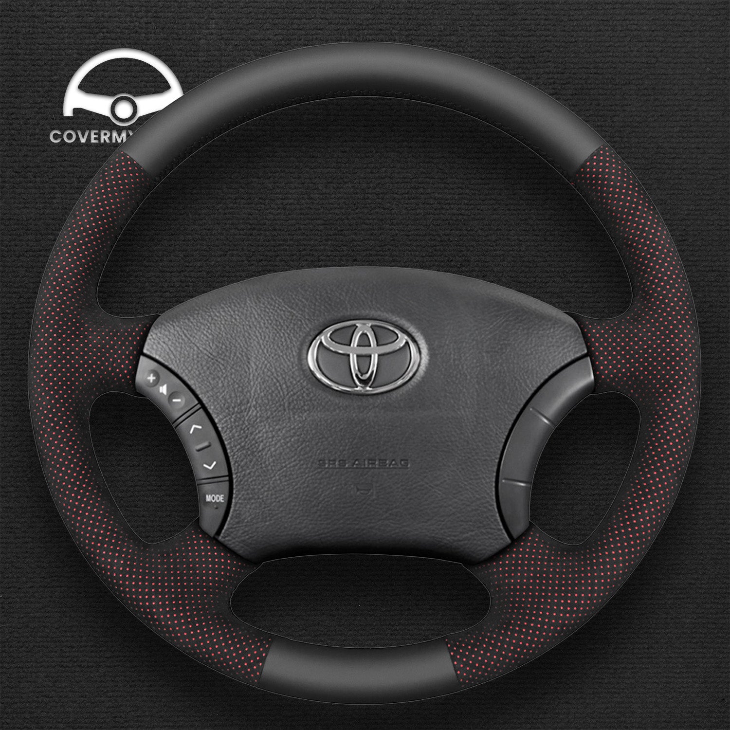 Steering Wheel Cover for Toyota Land Cruiser / Land Cruiser Prado 1996-2002