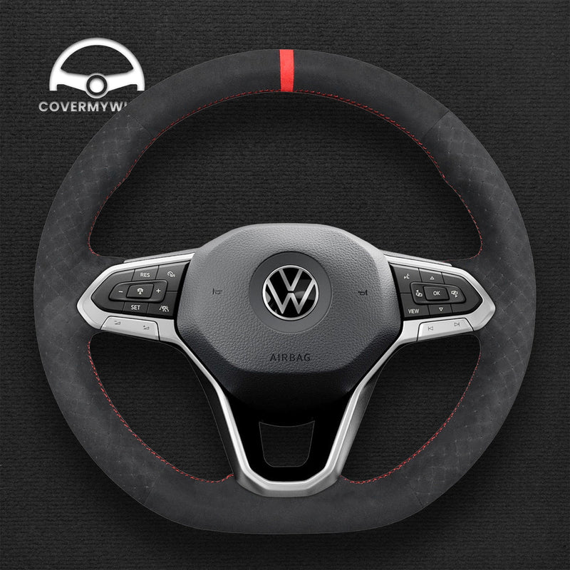 Steering Wheel Cover for Volkswagen Arteon Atlas ID.4 Taos Atlas Cross Sport Transporter Cover My Wheel