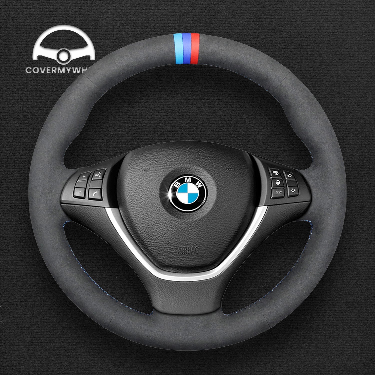 Steering Wheel Cover for BMW X5 E70 X6 E71 E72 Cover My Wheel