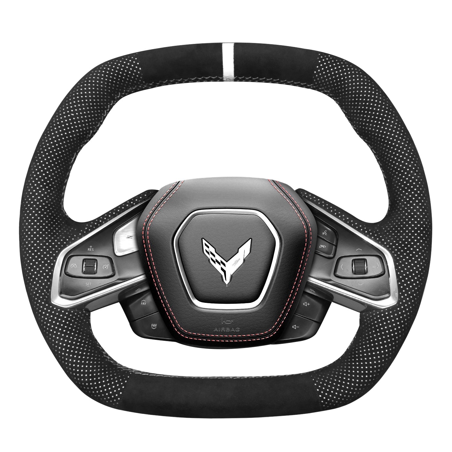 Steering Wheel Cover for Chevrolet Corvette (C8) 2020-2024 Cover My Wheel
