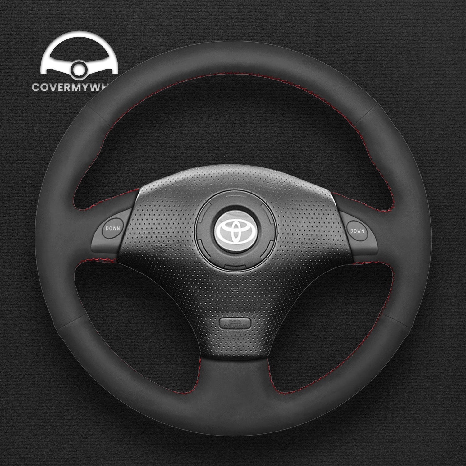 Steering Wheel Cover for Toyota RAV4 Celica MR2 Supra Caldina 1996-2007 Cover My Wheel
