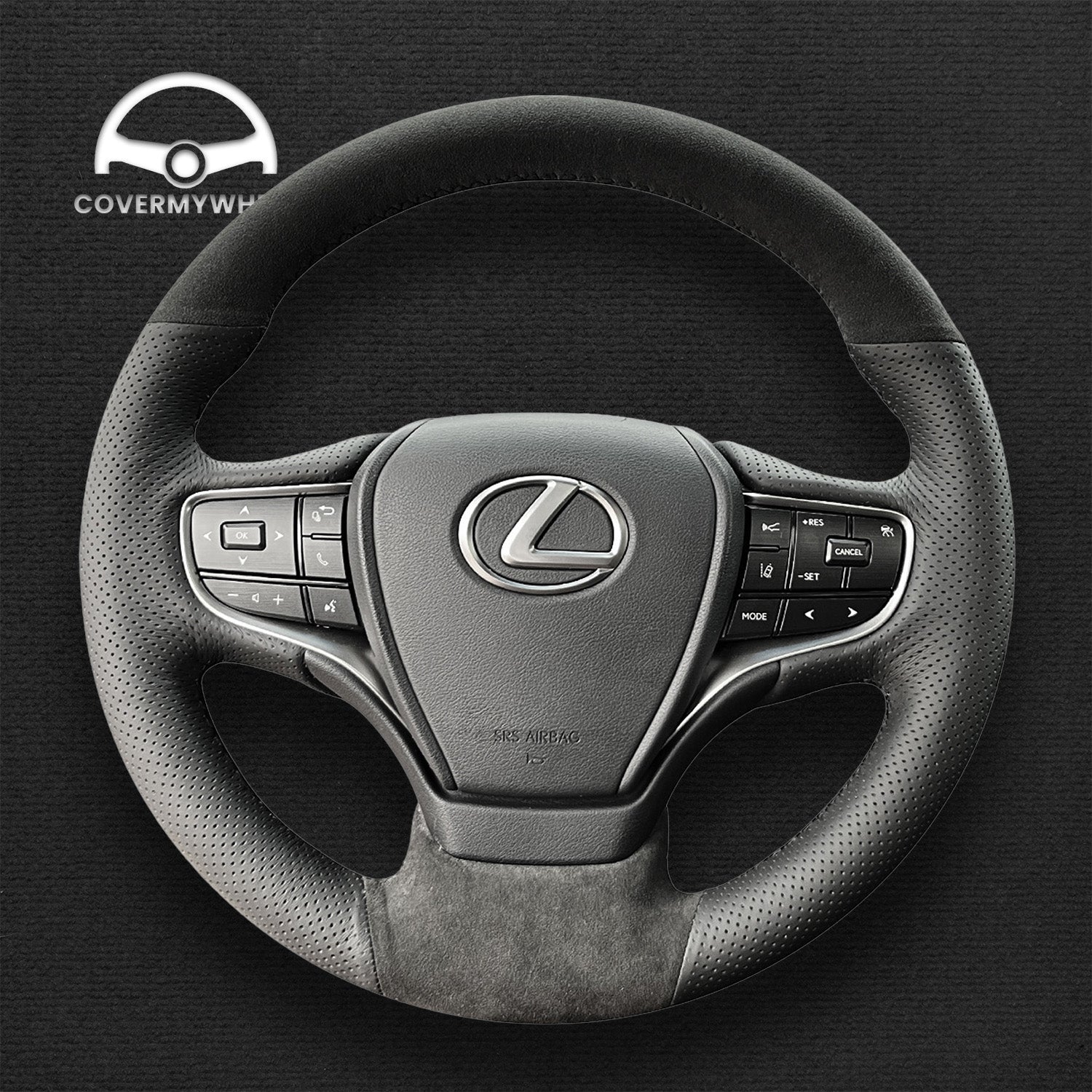 Steering Wheel Cover for Lexus LS350 LS500 UX200 UX250 ES300 ES340 ES350  2018-2024 Cover My Wheel