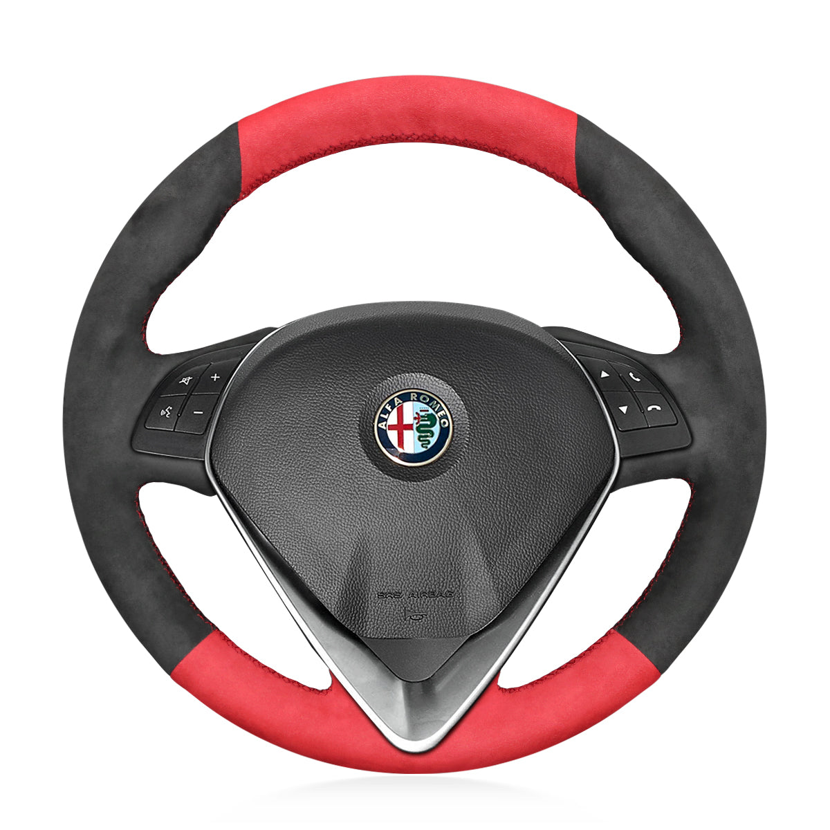 Steering Wheel Cover for Alfa Romeo Giulietta (2014–2021) & MiTo (2014–2019) Cover My Wheel