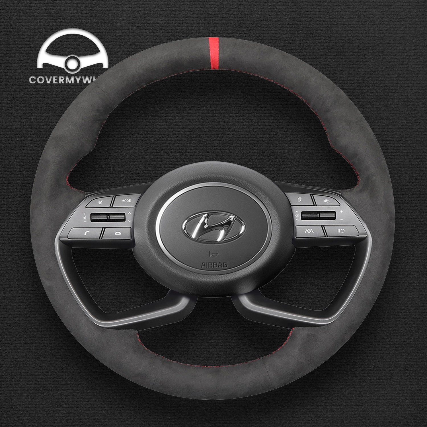 Steering Wheel Cover for Hyundai i20 III 2020-2022  Bayon 2021-2022