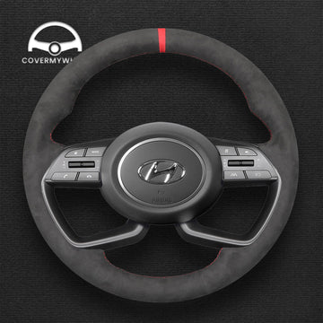 Steering Wheel Cover for Hyundai i20 III 2020-2022  Bayon 2021-2022