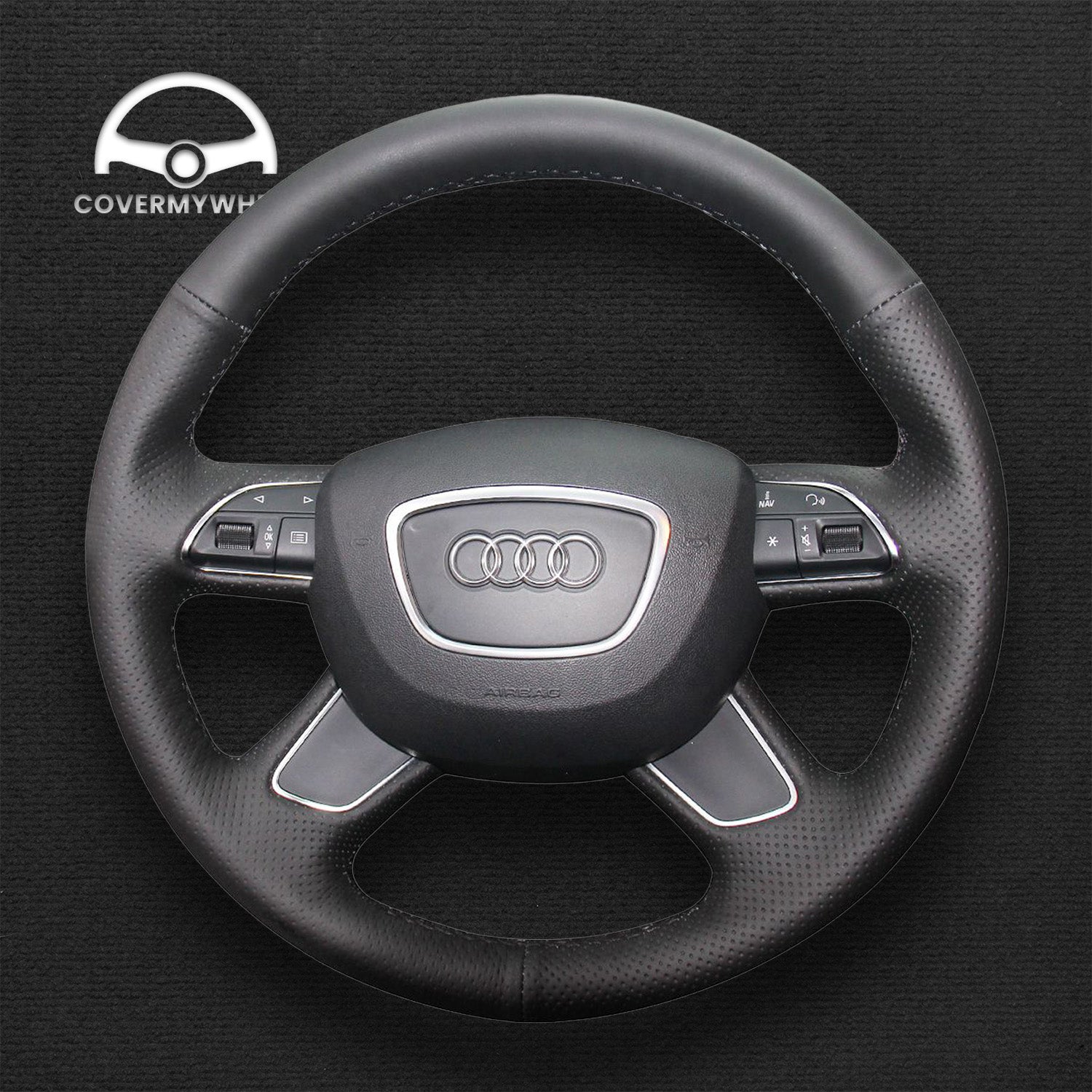 Steering Wheel Cover for Audi 8V B8 C7 G8 D4 8U 8R 4L