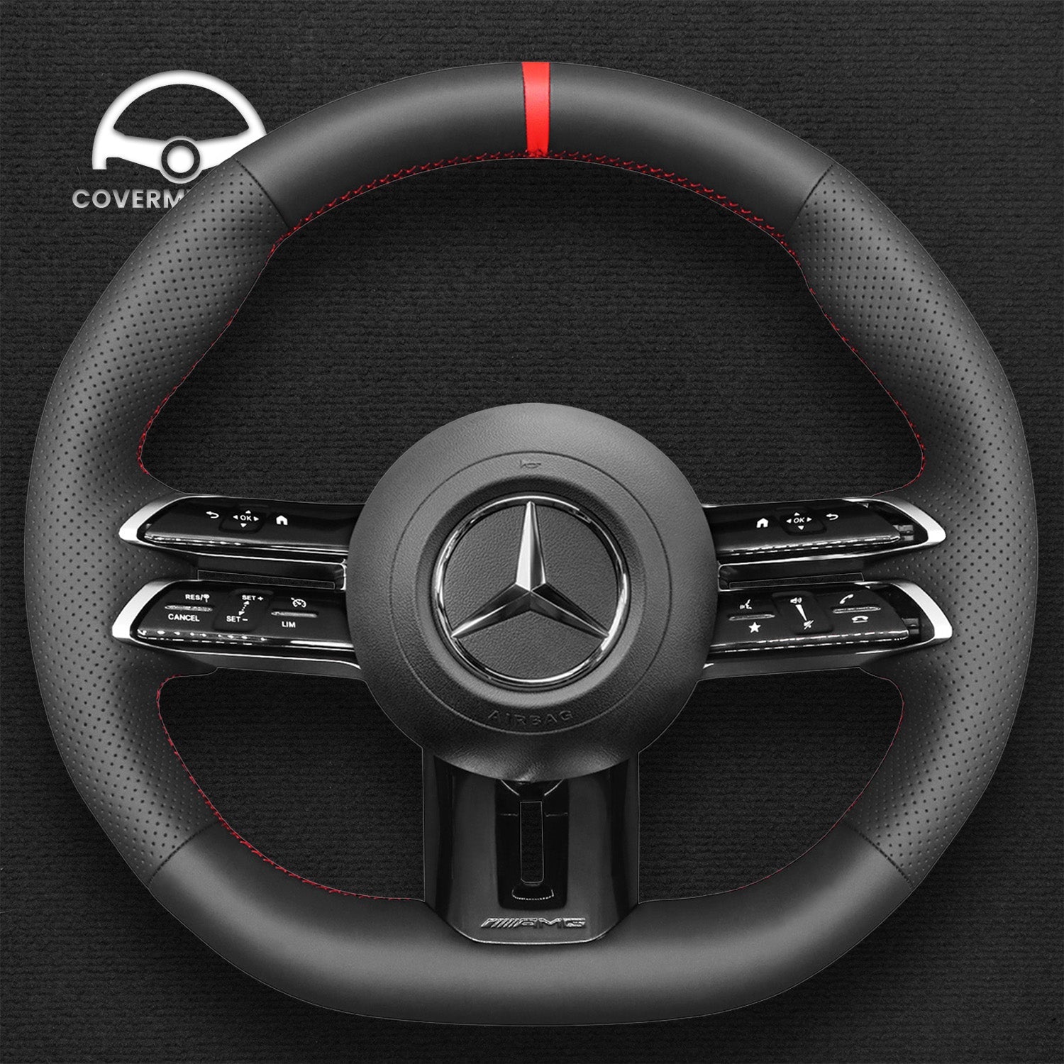 Steering Wheel Cover for Mercedes C192 C118 W206 C236 W213 V295 V297 R232 Cover My Wheel