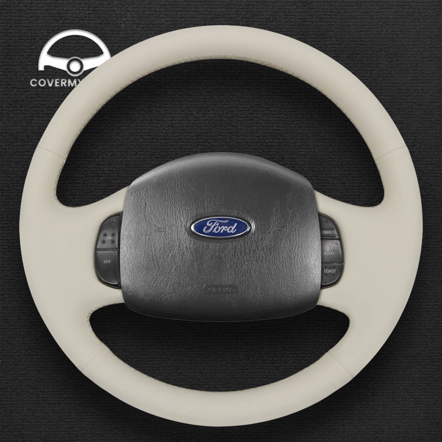 Steering Wheel Cover for Ford F150 F250 F350 Expedition Excursion 1997-2003 Cover My Wheel