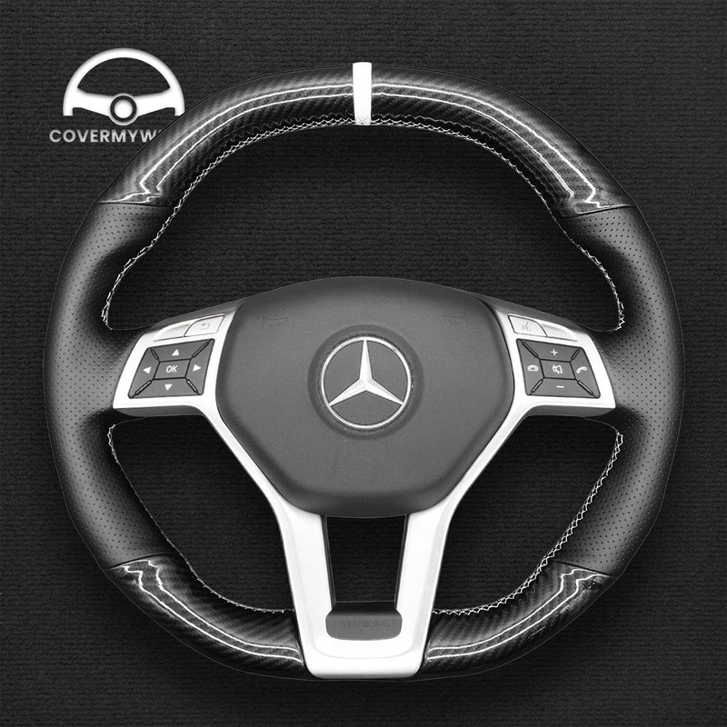 Steering Wheel Cover for Mercedes W204 C117 C218 W212 R231 Cover My Wheel