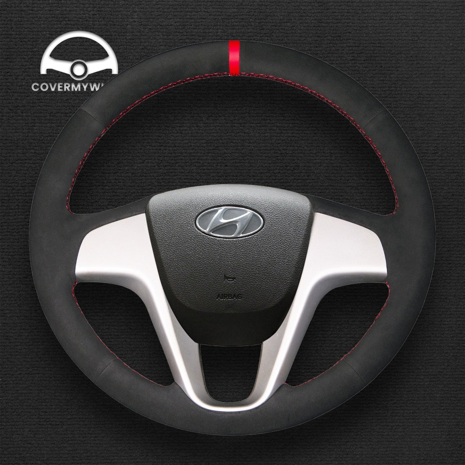 Steering Wheel Cover for Hyundai Accent 2012-2017  i20 2008-2014 Cover My Wheel