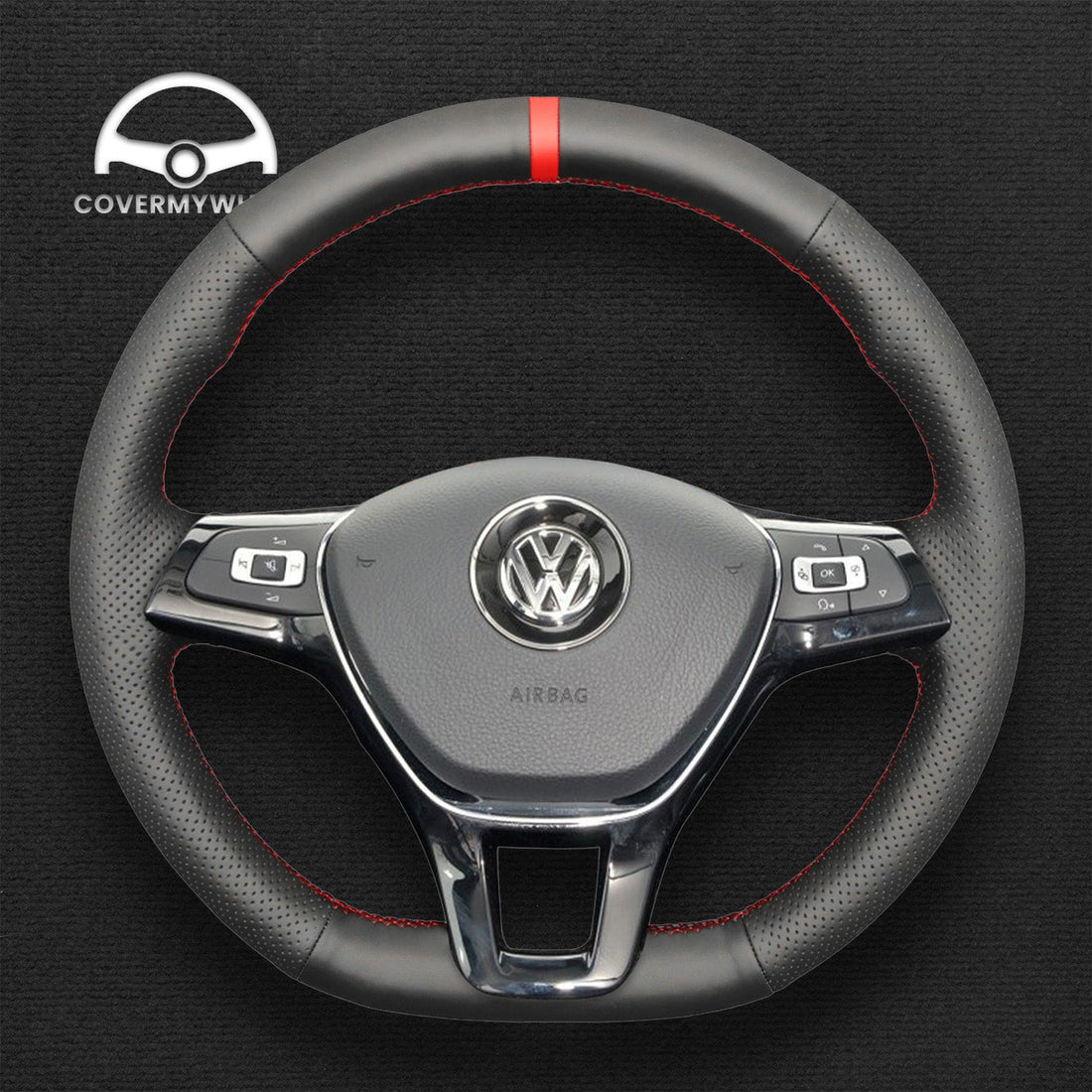 Steering Wheel Cover for Volkswagen Golf 2014-2020 Cover My Wheel