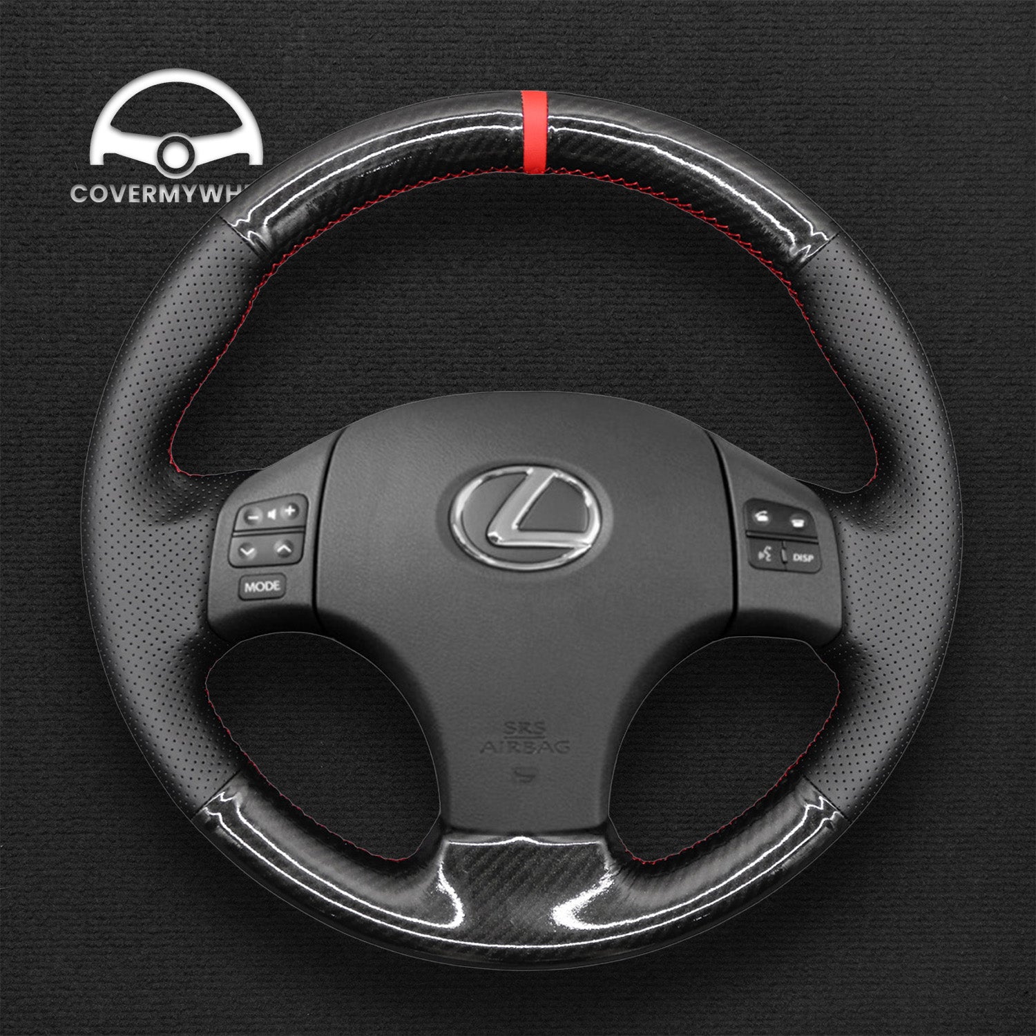 Steering Wheel Cover for Lexus IS IS250 IS250C IS300 IS300C IS350 IS350C F SPORT 2005-2011