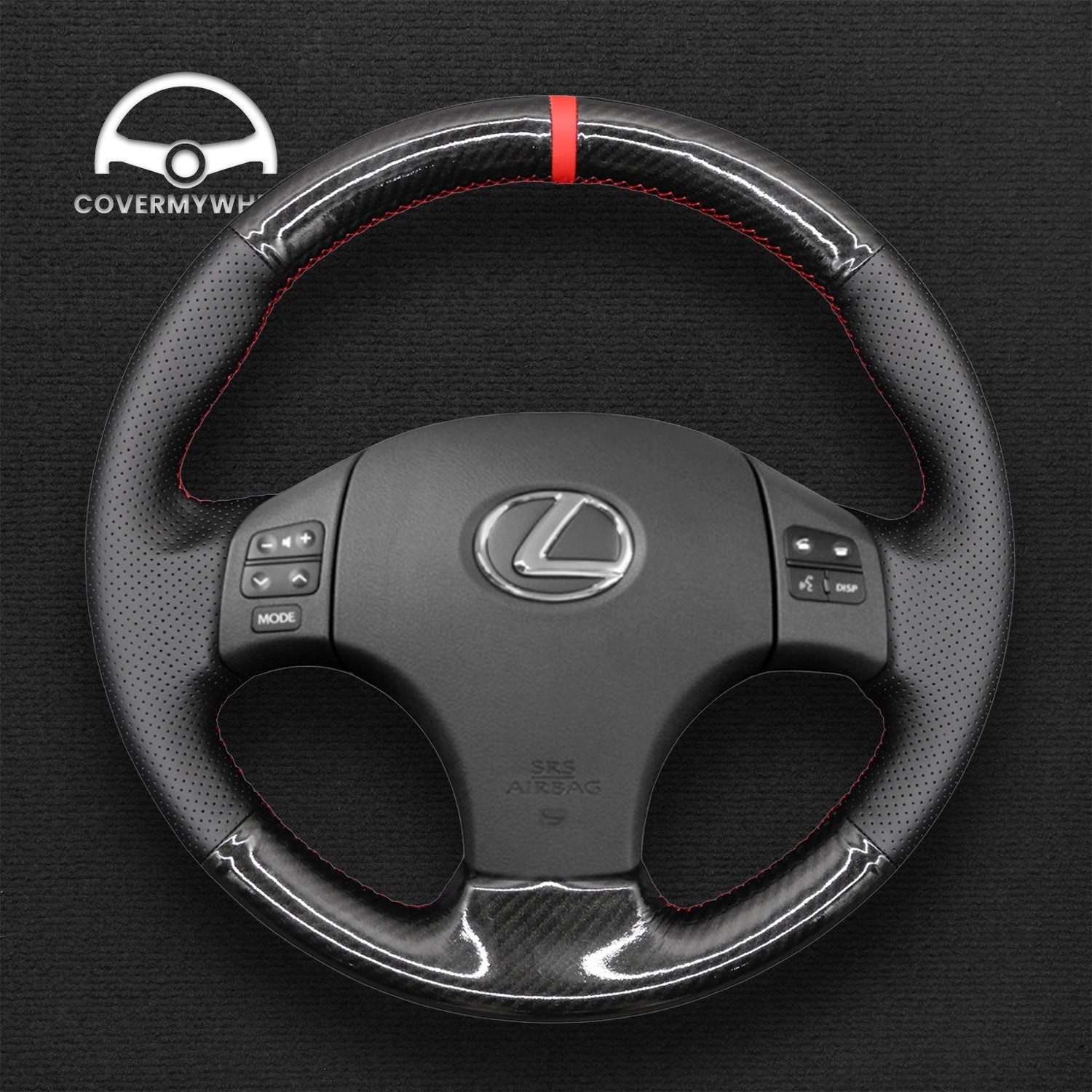 Steering Wheel Cover for Lexus IS IS250 IS250C IS300 IS300C IS350 IS350C F SPORT 2005-2011 Cover My Wheel