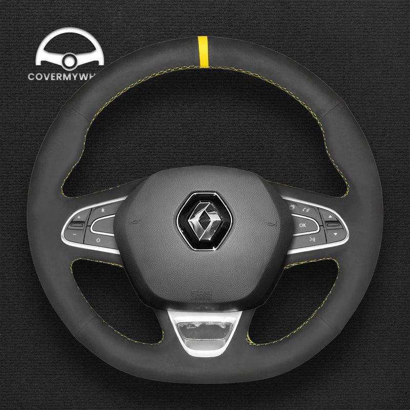 Steering Wheel Cover for Renault Mégane IV Scénic IV Grand Scénic Kadjar Koleos Talisman Espace • Renault Samsung QM6 SM6 2015–2020 Cover My Wheel