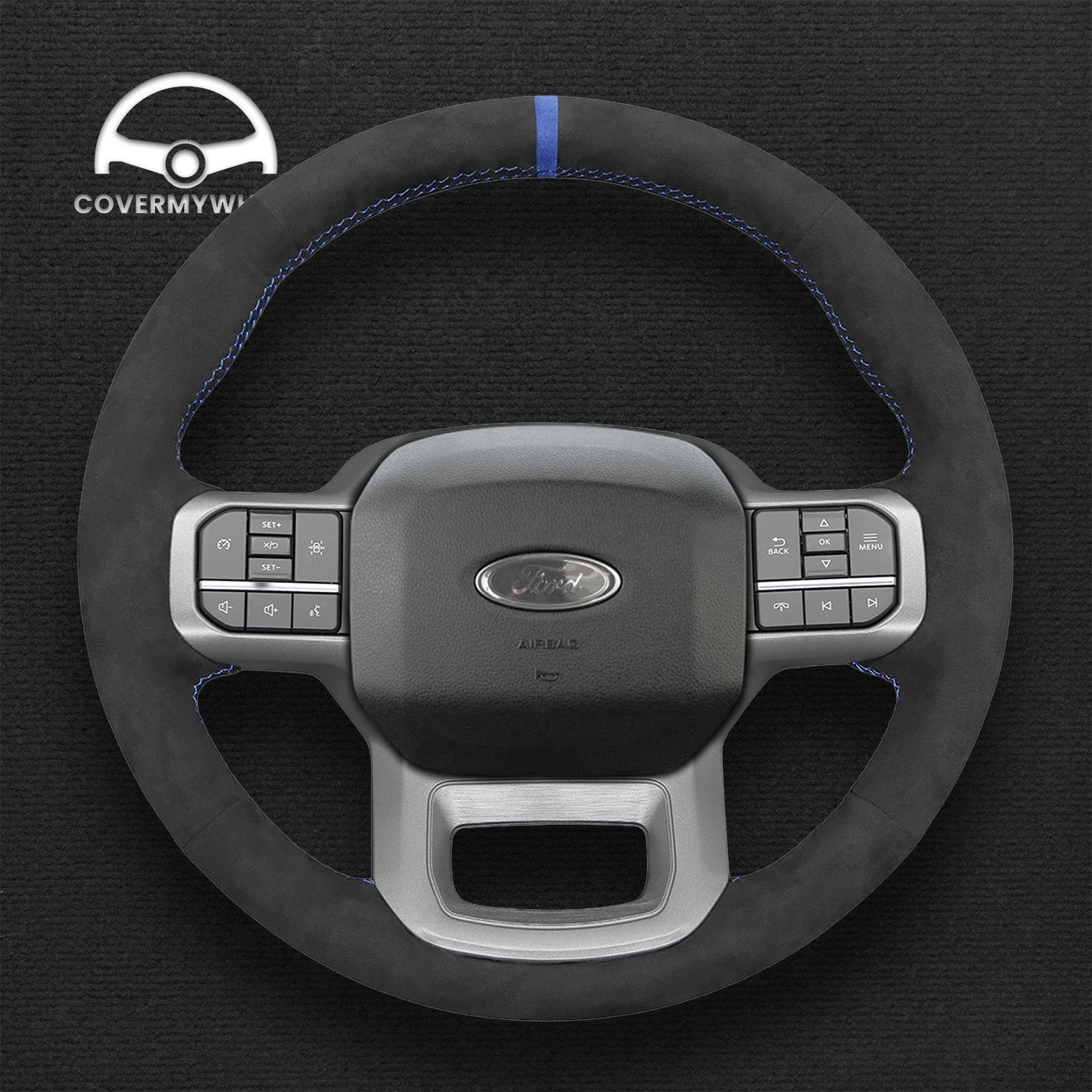 Steering Wheel Cover for Ford F-150 F-350 F-450 Expedition 2021-2023 Cover My Wheel