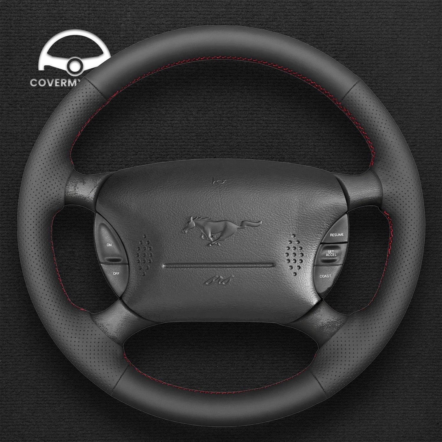 Steering Wheel Cover for Ford Ford Mustang 1994-2004 F-150 Lightning 1994-2004 Cover My Wheel