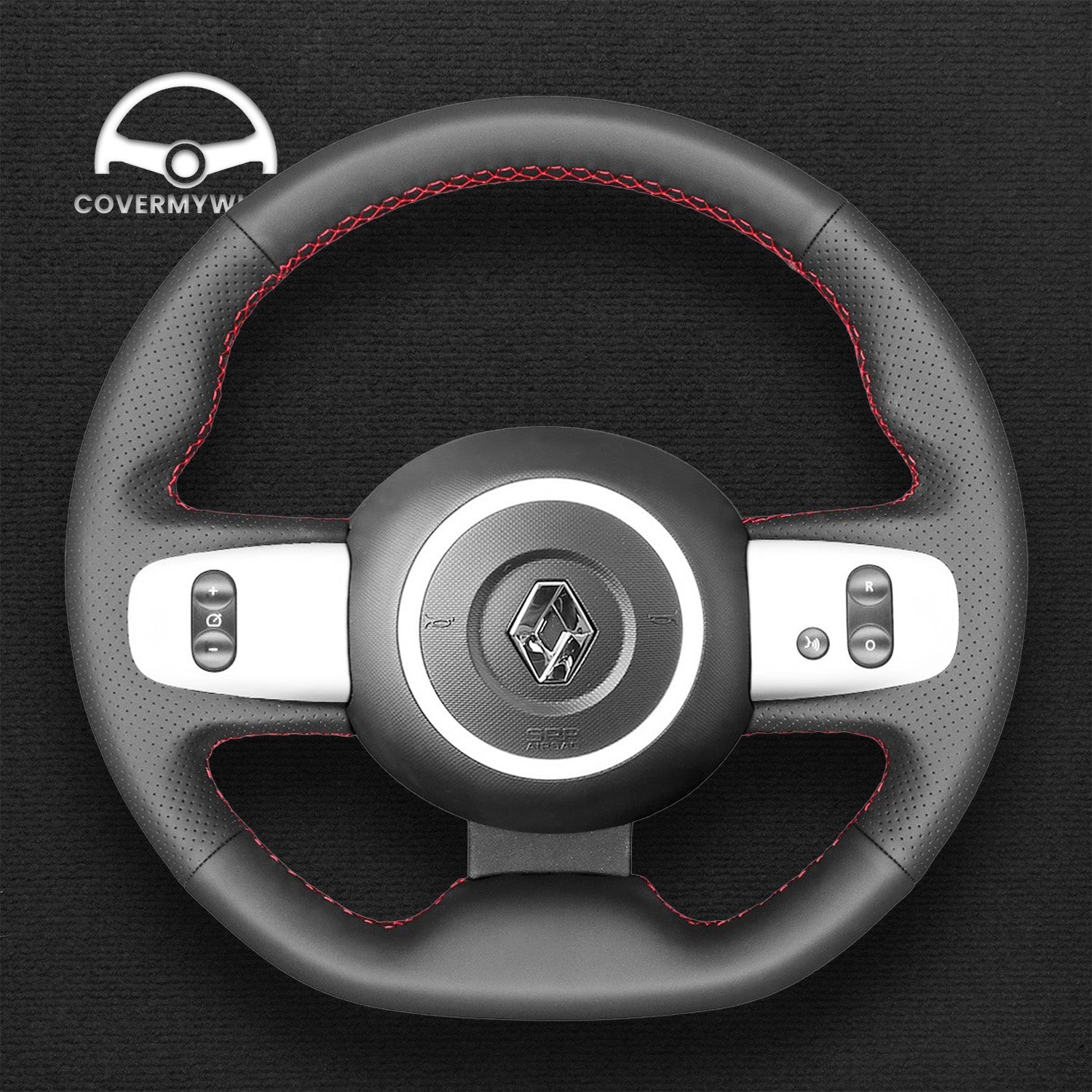 Steering Wheel Cover for Renault Twingo III 2014–2020 Cover My Wheel