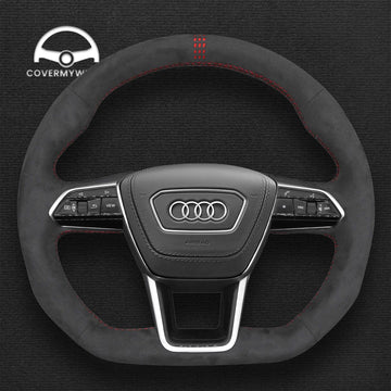 Steering Wheel Cover for Audi A6 S6 RS6 A7 S7 RS7 RS E-Tron