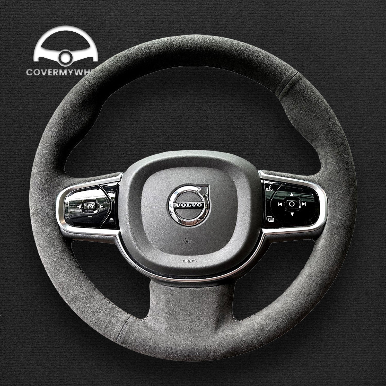 Steering Wheel Cover for Volvo XC90 2015–2017 Cover My Wheel