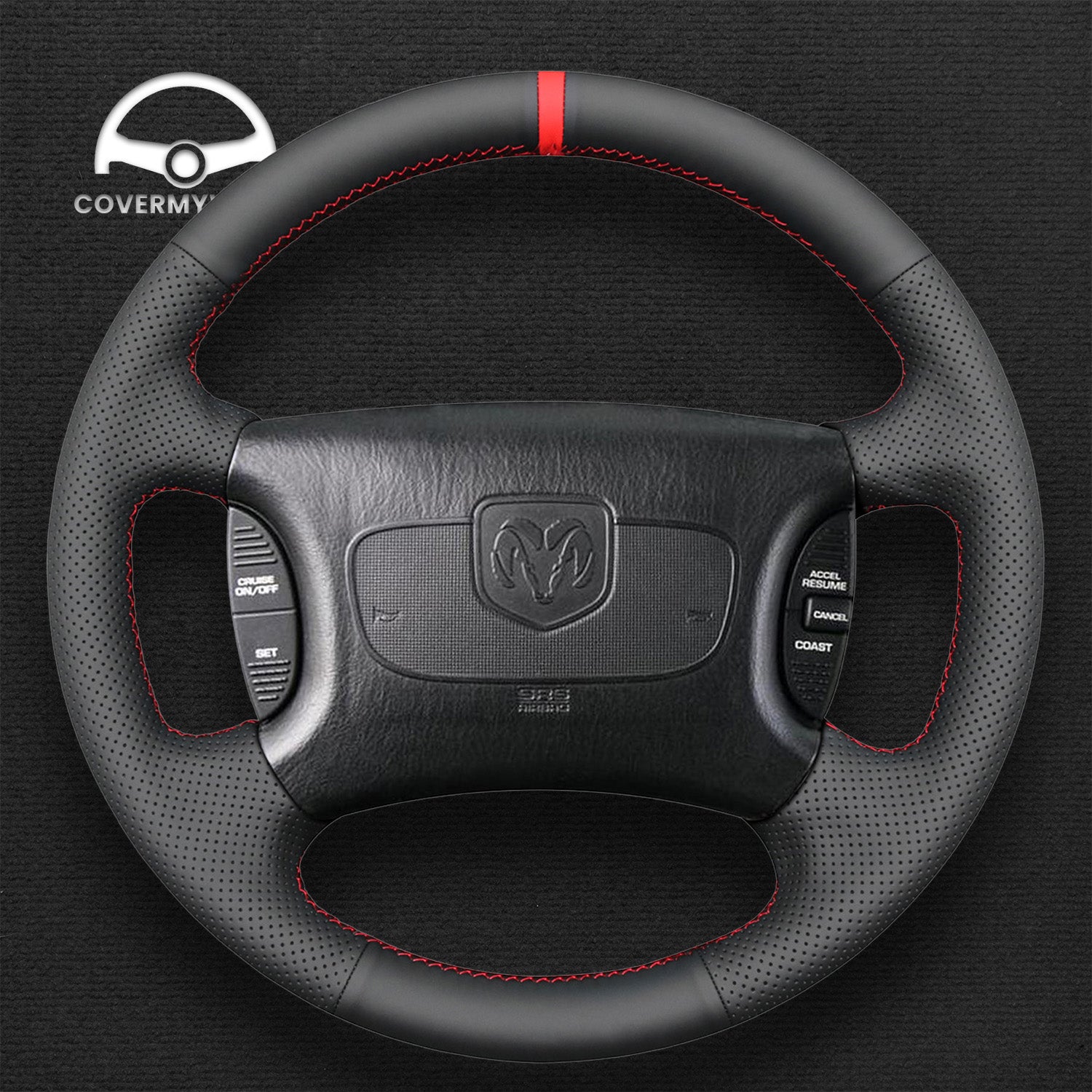 Steering Wheel Cover for Dodge Ram 1998-2002 Dakota SLT Sport