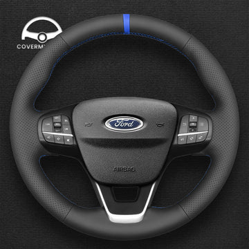 Steering Wheel Cover for Ford Focus Fiesta Kuga Puma Tourneo Transit