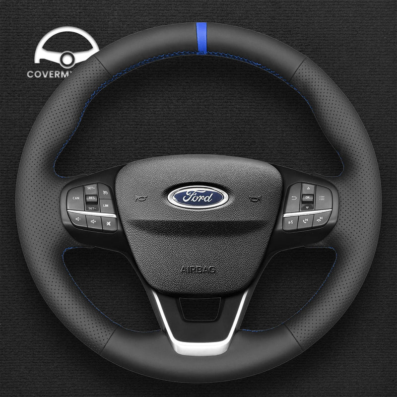 Steering Wheel Cover for Ford Focus Fiesta Kuga Puma Tourneo Transit Cover My Wheel