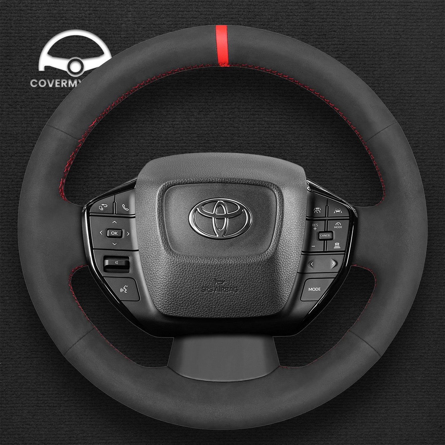 Steering Wheel Cover for Toyota Prius Prius Prime bZ4X 2023-2024 Cover My Wheel