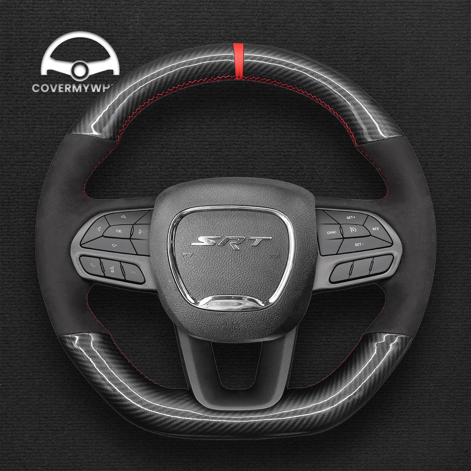Steering Wheel Cover for Dodge Durango Challenger Scat R/T