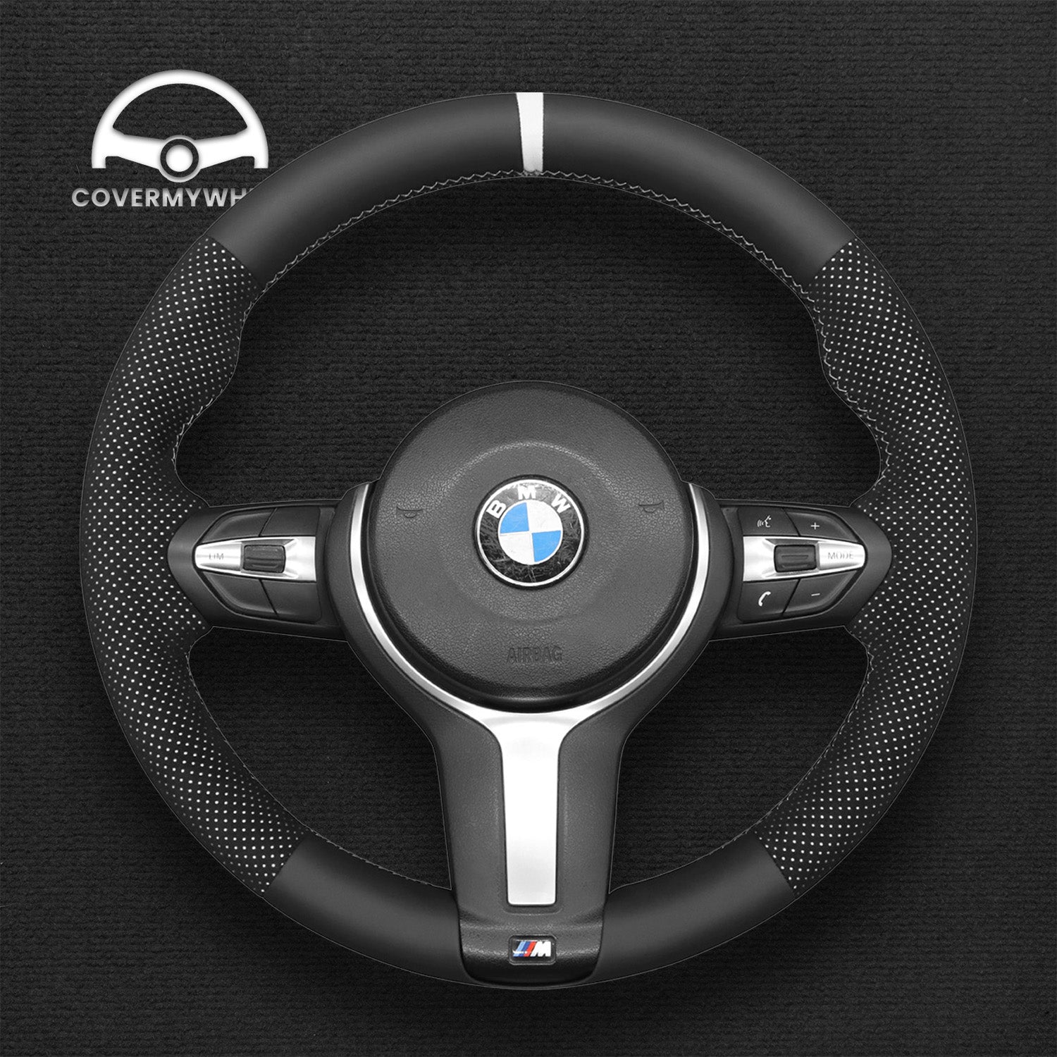 Steering Wheel Cover for BMW F22 F23 F30 F32 F34 F10 F80 F82 F07 X3 X4 X5 X6