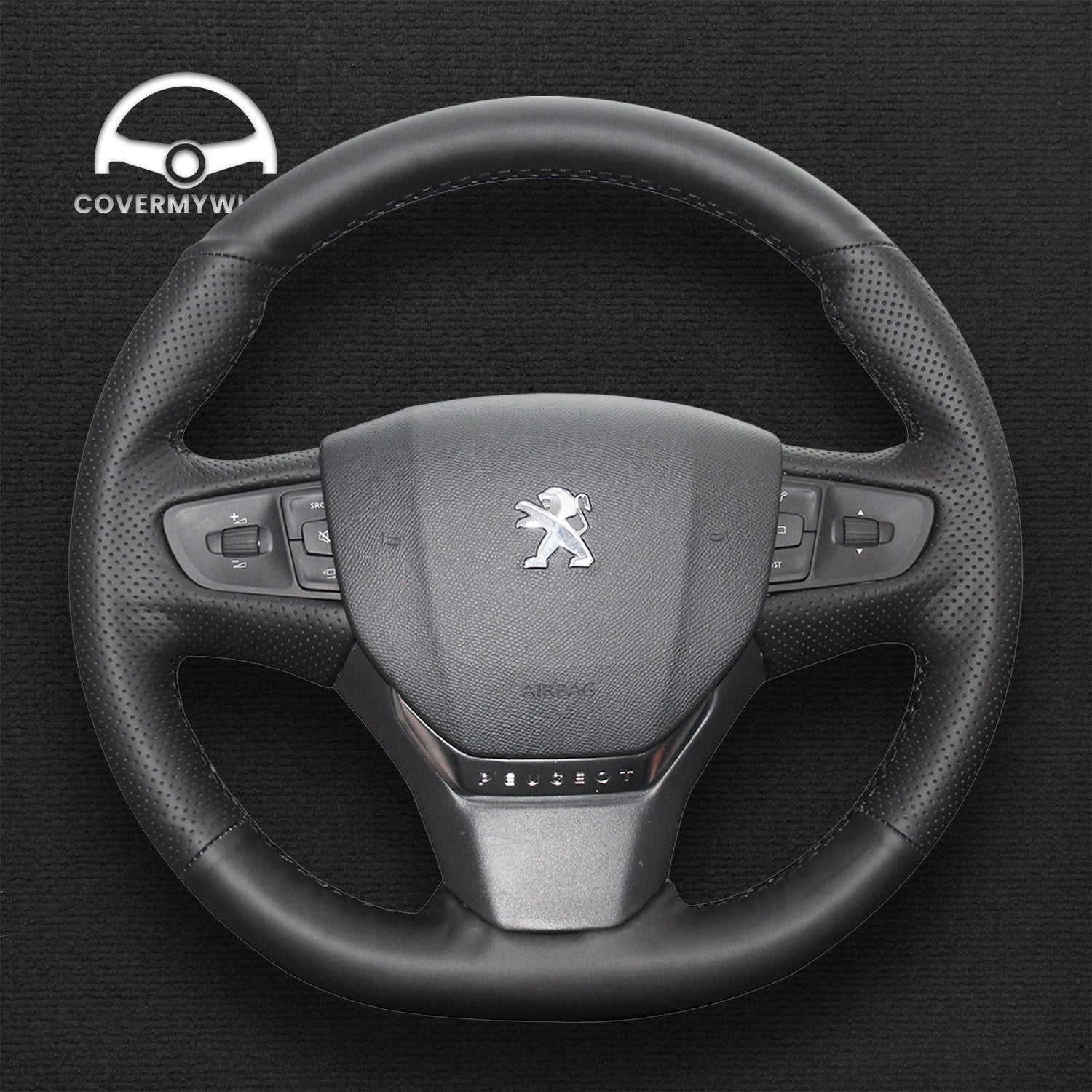 Steering Wheel Cover for Peugeot 408 2014–2015 Cover My Wheel