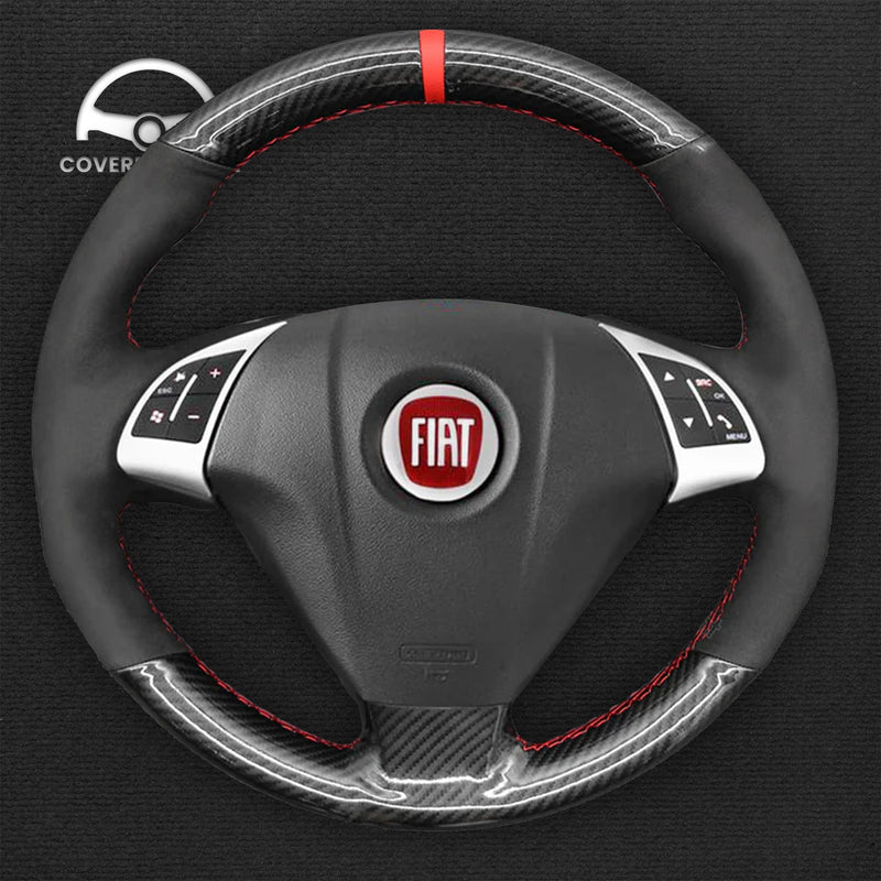 Steering Wheel Cover for Fiat Bravo 2007-2015 Linea 2007-2016 Grande Punto 2005-2015 Cover My Wheel
