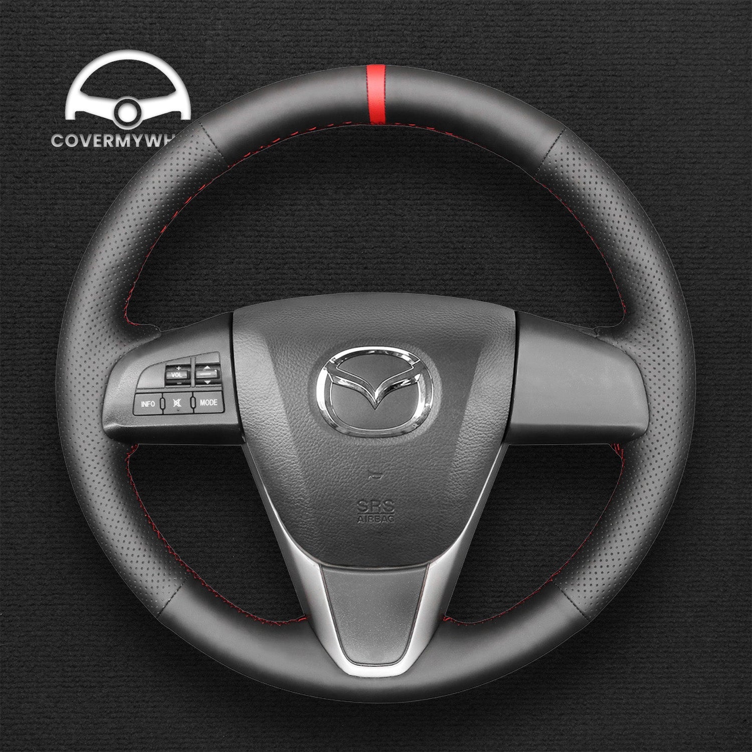 Steering Wheel Cover for Mazda 3 Axela 5 CX-7 2008–2016 Cover My Wheel