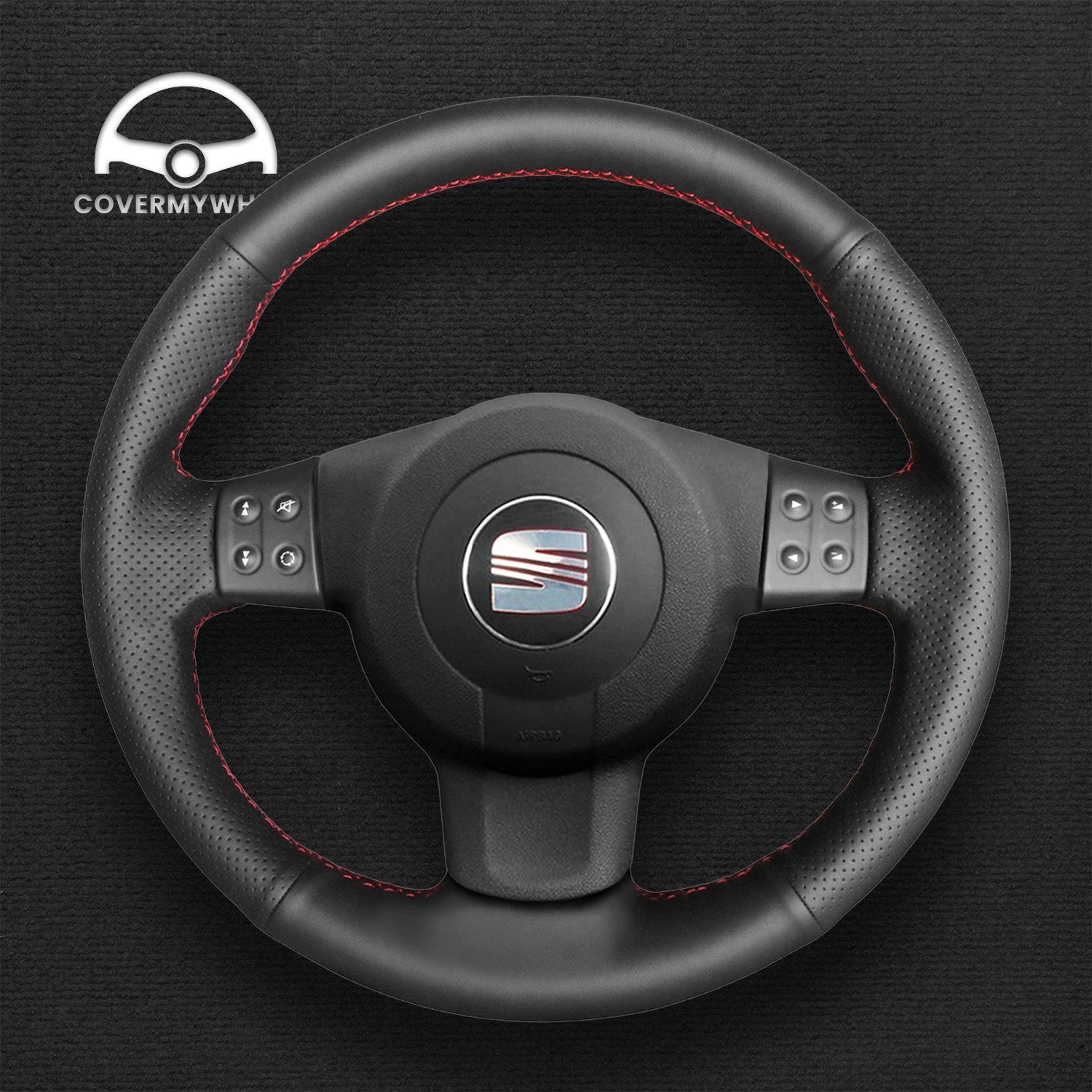 Steering Wheel Cover for SEAT Leon Ibiza Altea Altea XL Toledo 2004–2009 Cover My Wheel