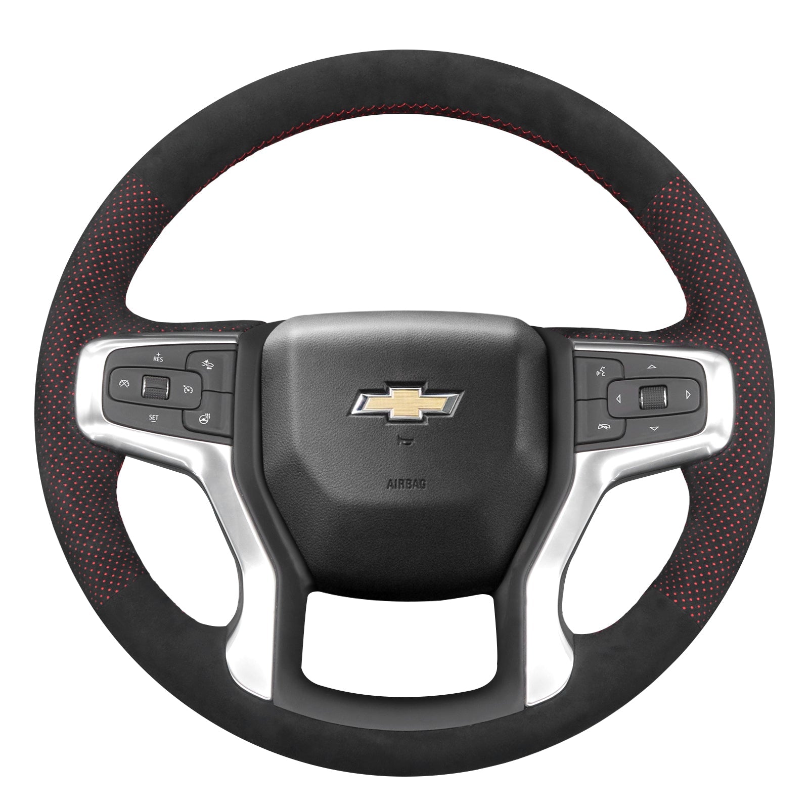 Steering Wheel Cover for Chevrolet Silverado, Blazer, Suburban & Tahoe (2019–2024) Cover My Wheel
