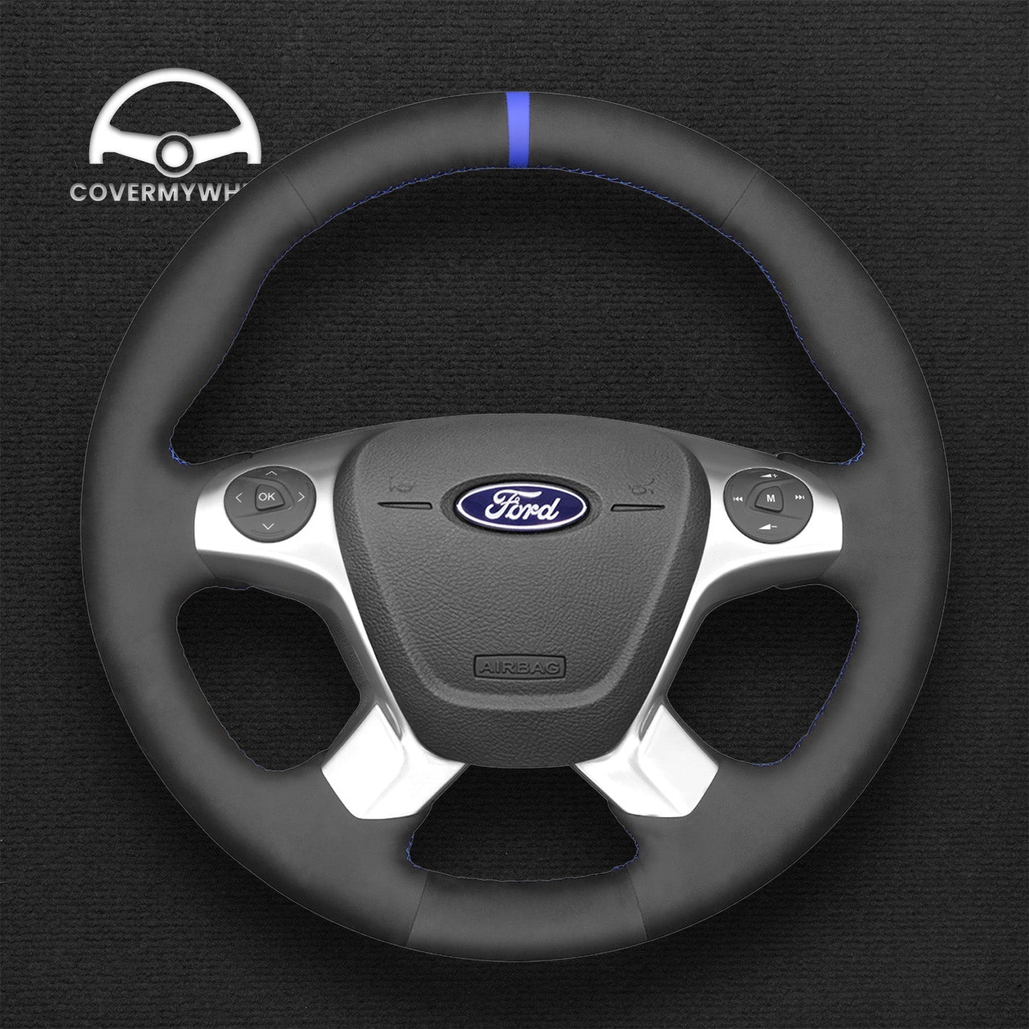 Steering Wheel Cover for Ford Transit Tourneo Grand Tourneo 2014-2020 Cover My Wheel