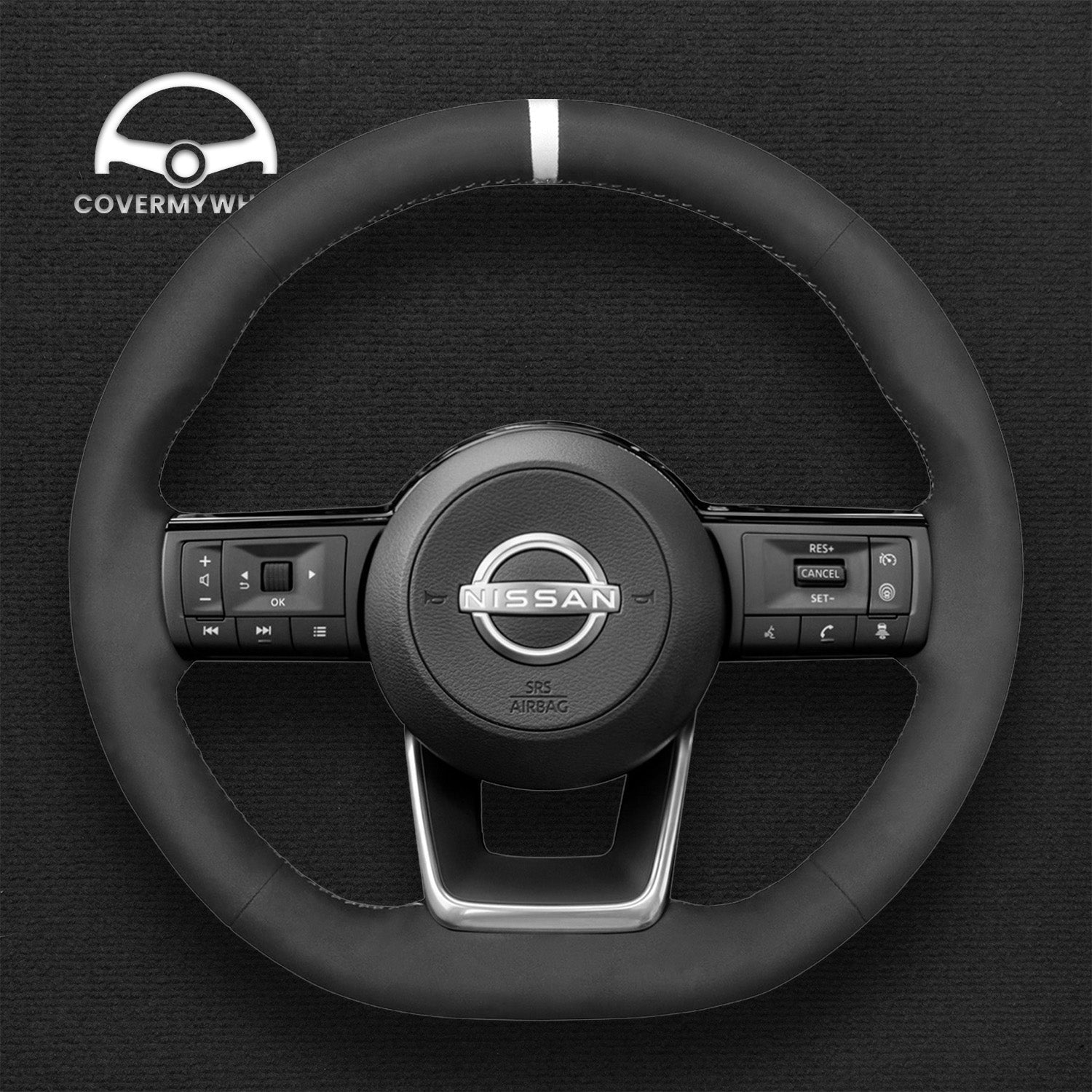 Steering Wheel Cover for Nissan Rogue Pathfinder Qashqai X-Trail 2021-2023 Cover My Wheel