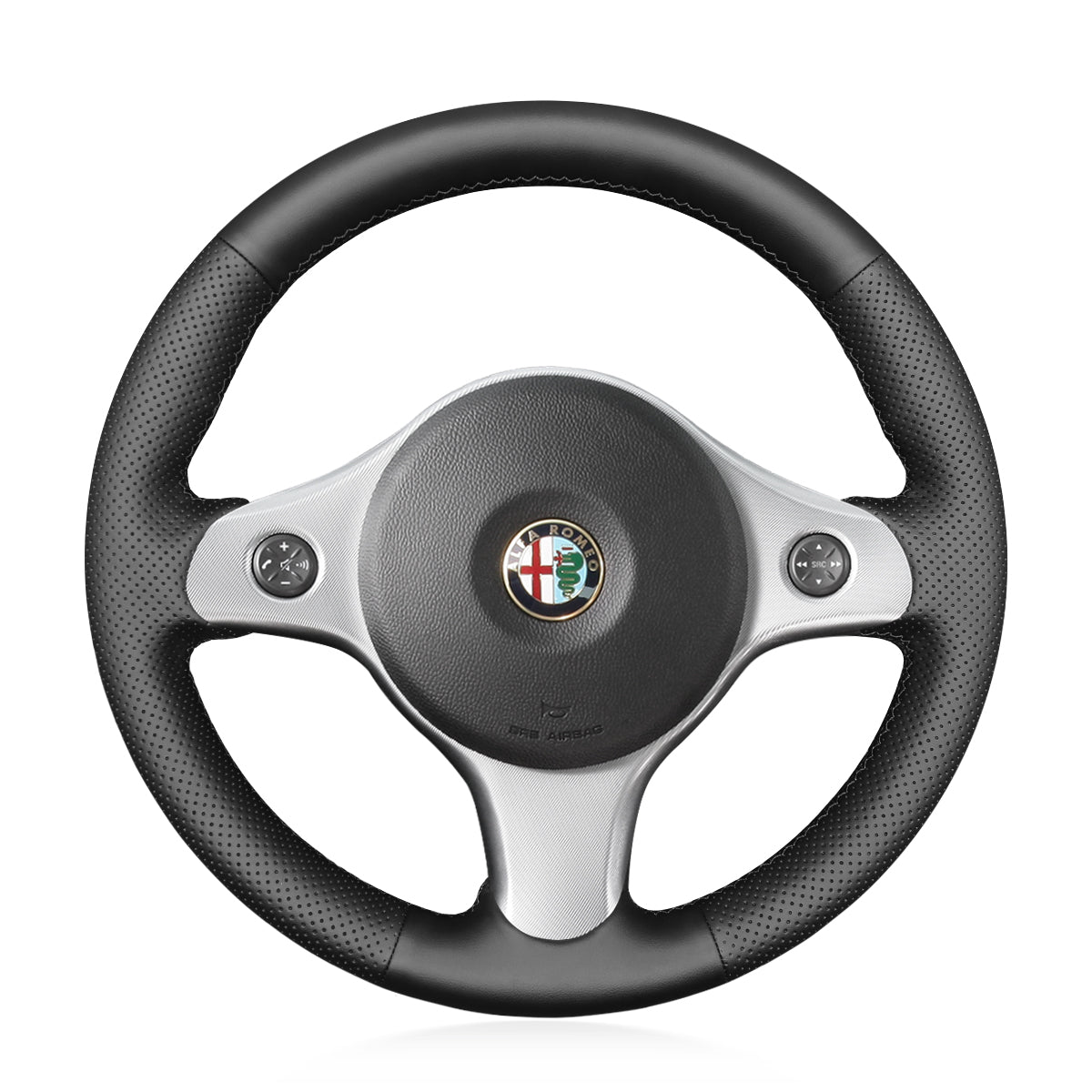 Steering Wheel Cover for Alfa Romeo 159 (2006–2012), Brera (2006–2011) & Spider (2006–2011) Cover My Wheel