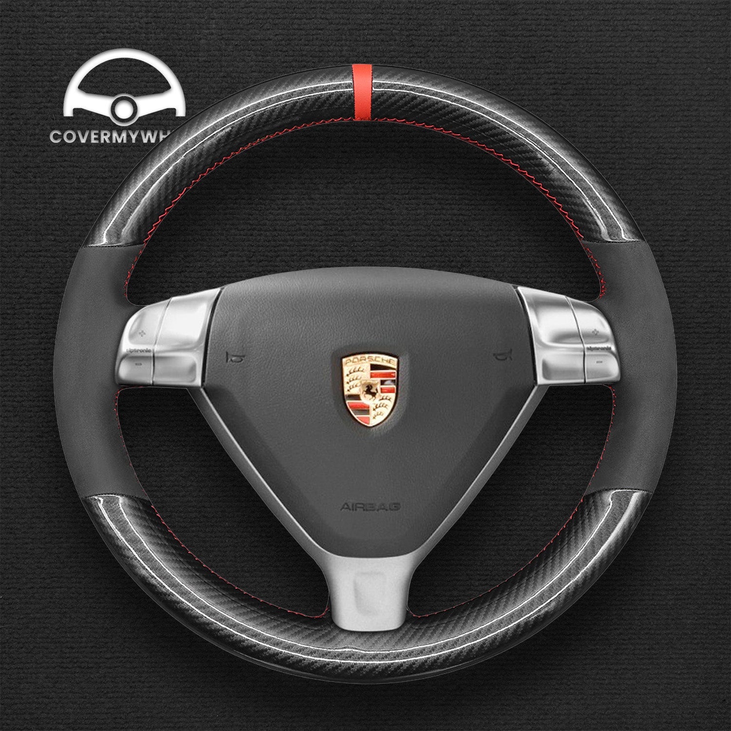 Steering Wheel Cover for Porsche 911 (997) Boxster (987) Cayman (987) Cover My Wheel