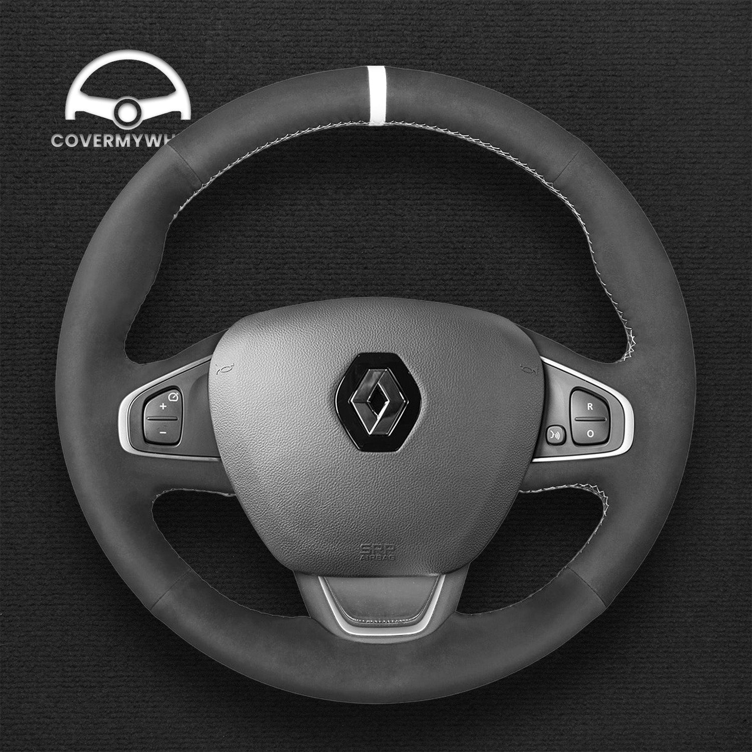 Steering Wheel Cover for Renault Clio IV (RS) Captur Kaptur 2016–2020 Cover My Wheel