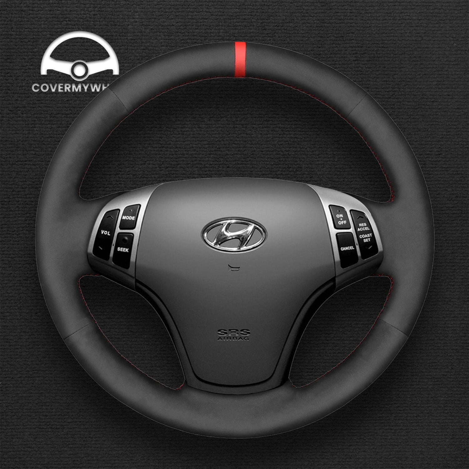 Steering Wheel Cover for Hyundai Elantra 2007-2010 Cover My Wheel
