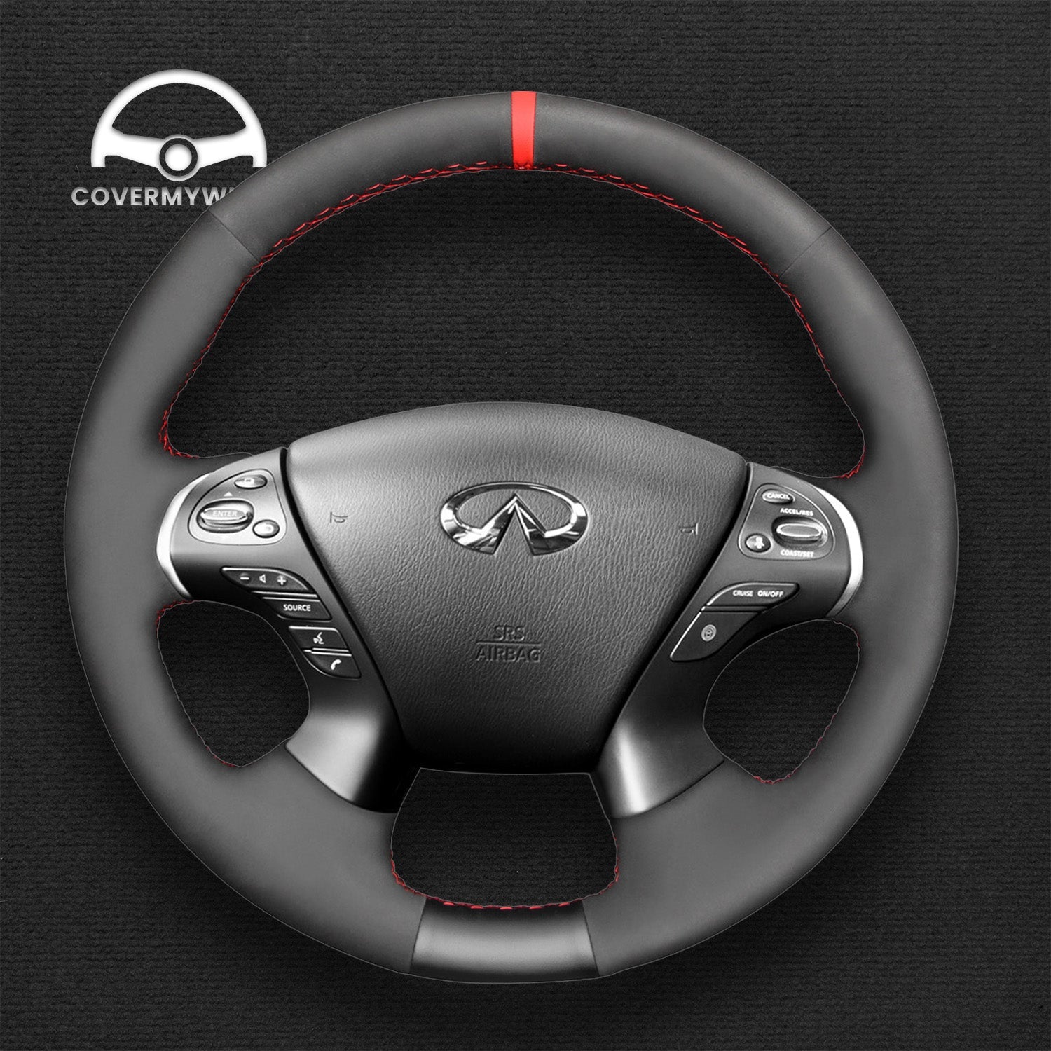 Steering Wheel Cover for Nissan Murano Pathfinder 2015–2018 Cover My Wheel
