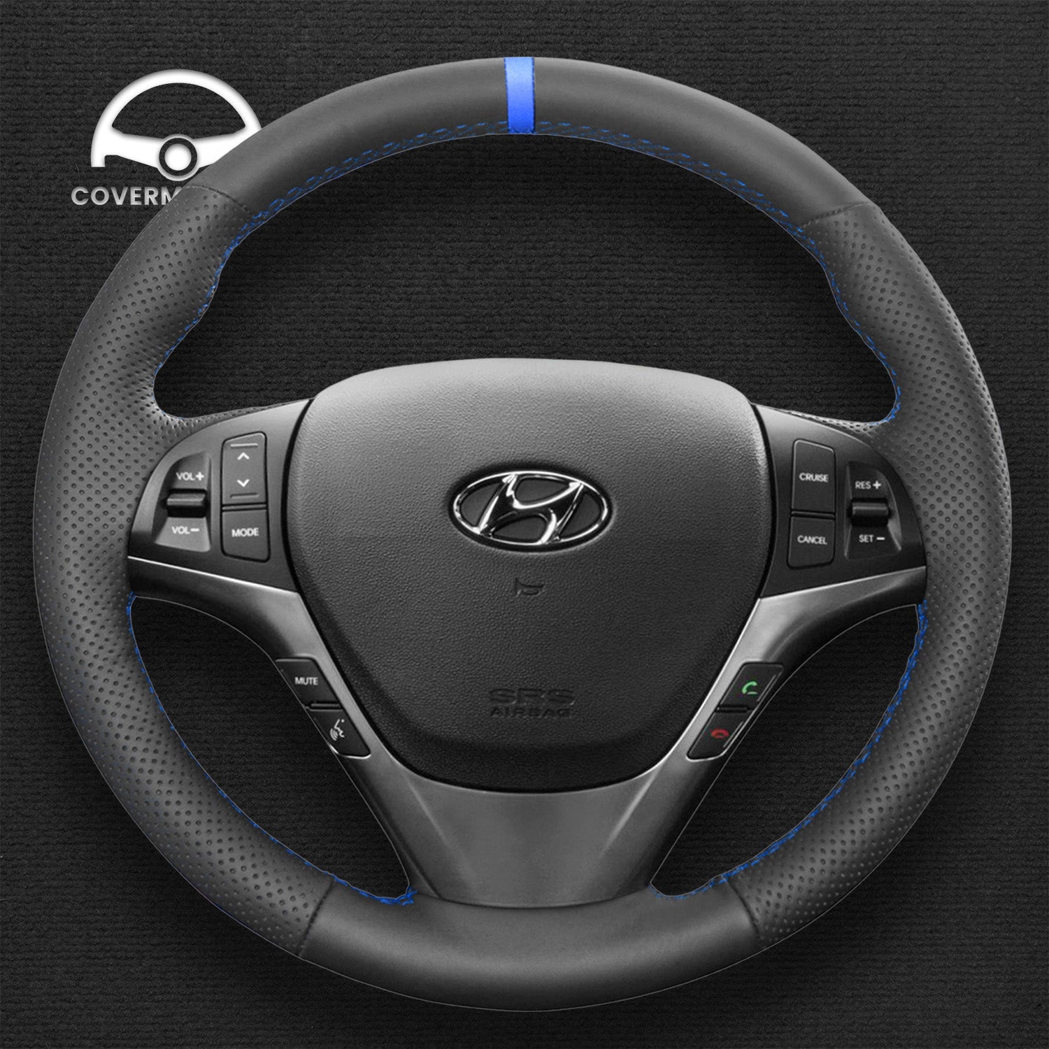 Steering Wheel Cover for Hyundai Genesis Coupe 2010-2016 Cover My Wheel
