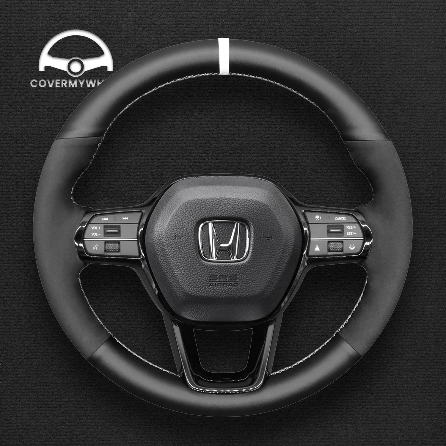 Steering Wheel Cover for Honda Civic 11 HRV Accord 2022 -2024 Cover My Wheel