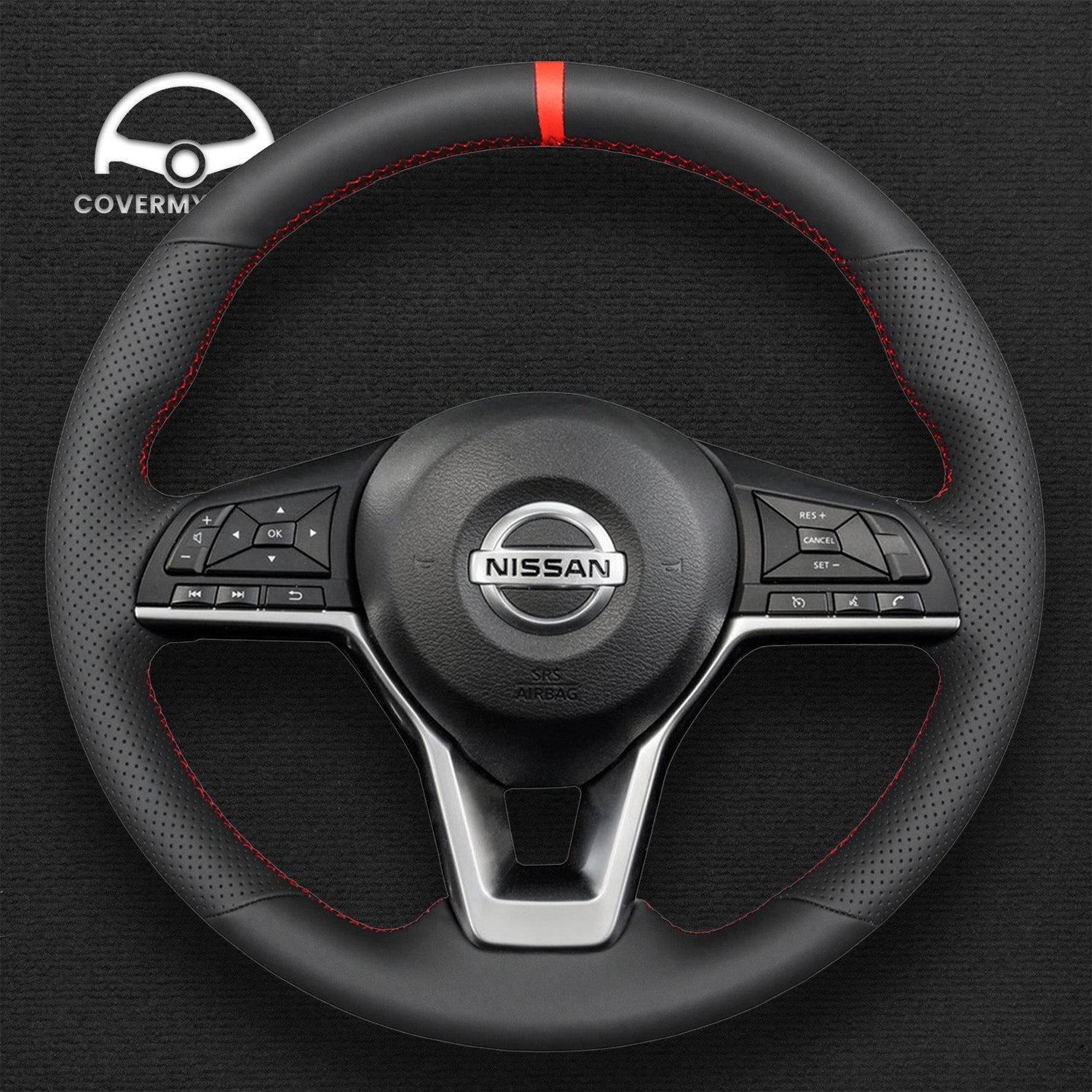 Steering Wheel Cover for Nissan Navara 2021-2024 Cover My Wheel