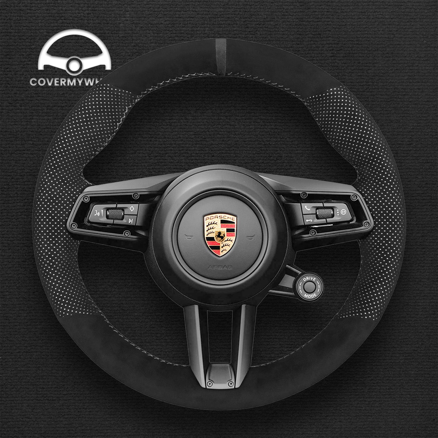 Steering Wheel Cover for Porsche 911 (992) 2020-2022 Taycan 2020-2022 Cover My Wheel