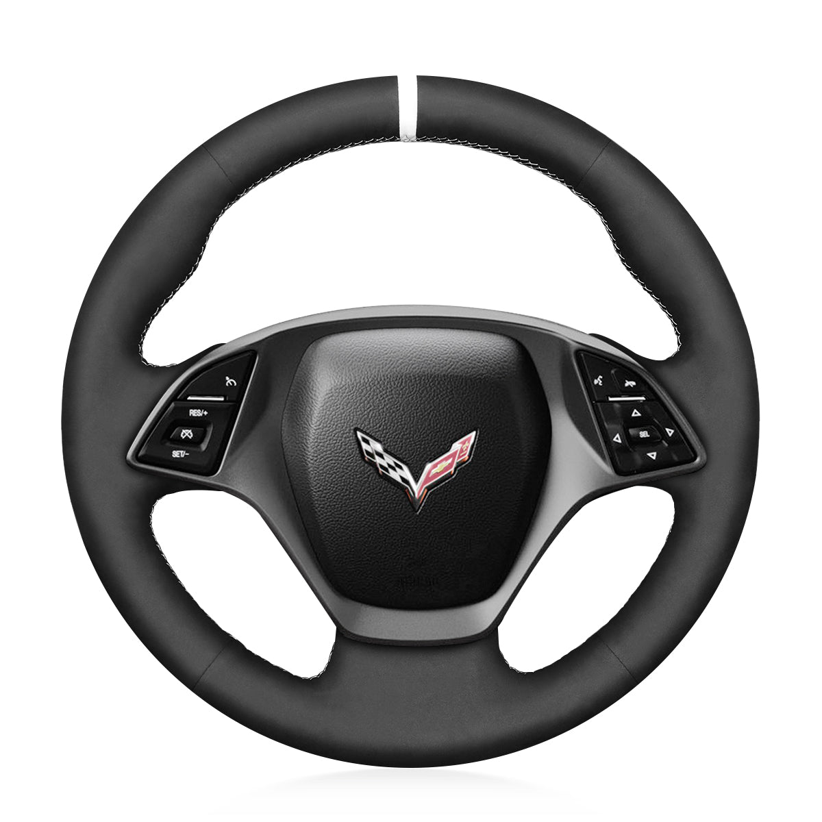 Steering Wheel Cover for Chevrolet Corvette (C7) 2014-2015 Cover My Wheel