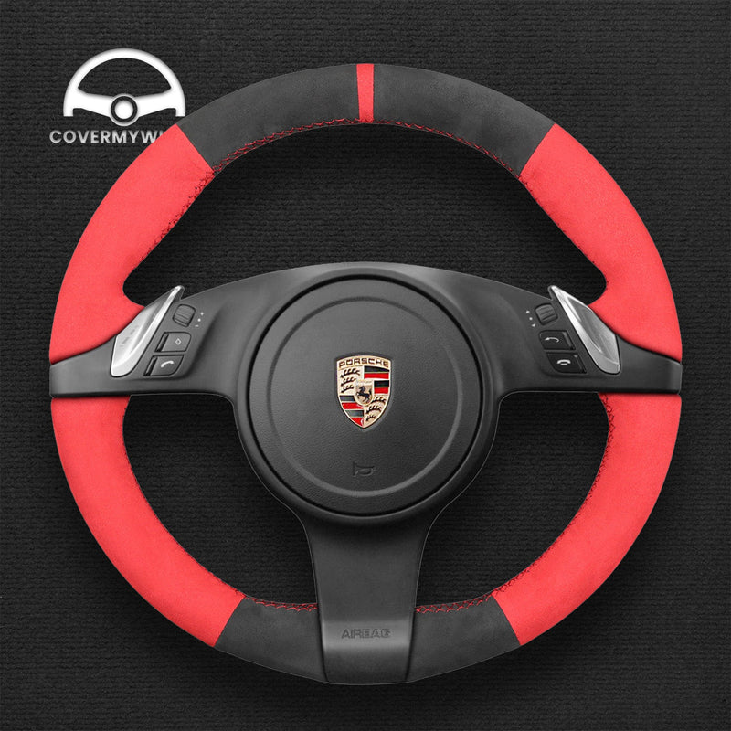 Steering Wheel Cover for Porsche 911 981 Cayenne Panamera 2009-2016 Cover My Wheel