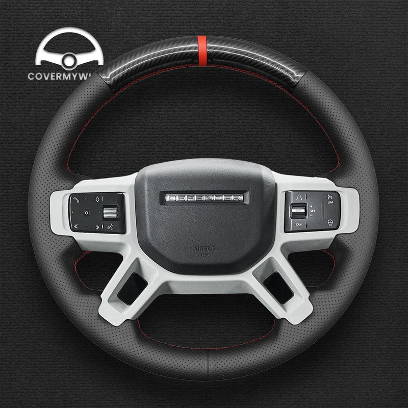 Steering Wheel Cover for Land Rover Defender (L663) 2020-2024 Discovery (Discovery 5) III(L462) 2021-2024 Cover My Wheel